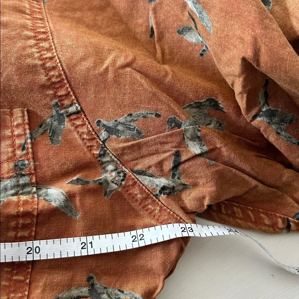 Woolrich men’s mountain run shirt, L/S, medium, rust color with flying ducks - Picture 7 of 7